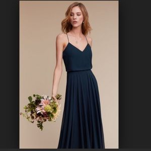 Jenny Yoo// Inesse navy blue dress, size 6